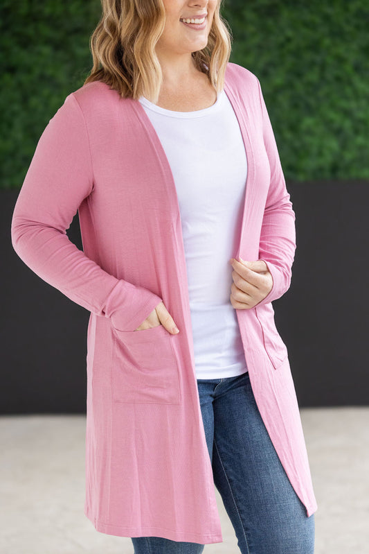 IN STOCK Classic Cardigan - Rose