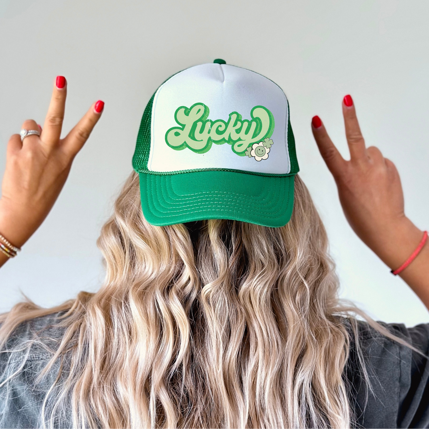 Retro Lucky Trucker Hat