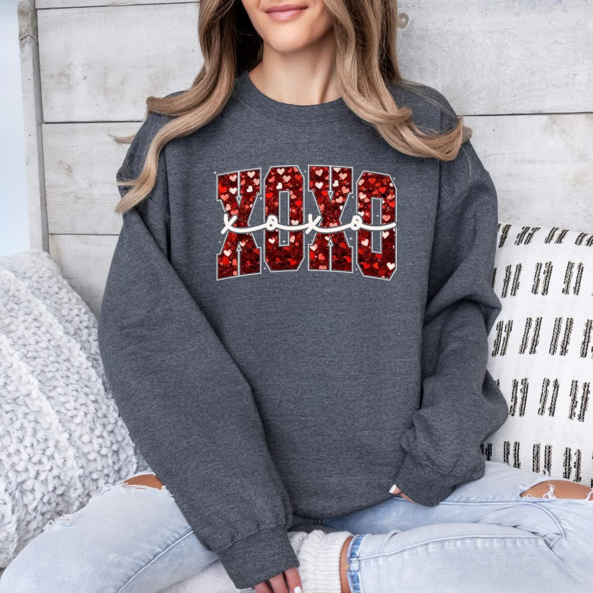 XOXO  - Sweatshirt - Choose your Color/Size!  (Shipping Rates Apply)