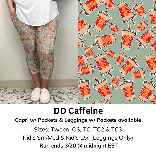 DD Caffeine Capri/Leggings w/ Pockets (Kid's Leggings too!) | Run ends 3/20 | ETA 32 Days