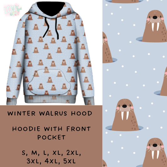 Batch #238 - Winter Wonderland - Closes 12/15 - ETA Early Jan - Winter Walrus Hoodie