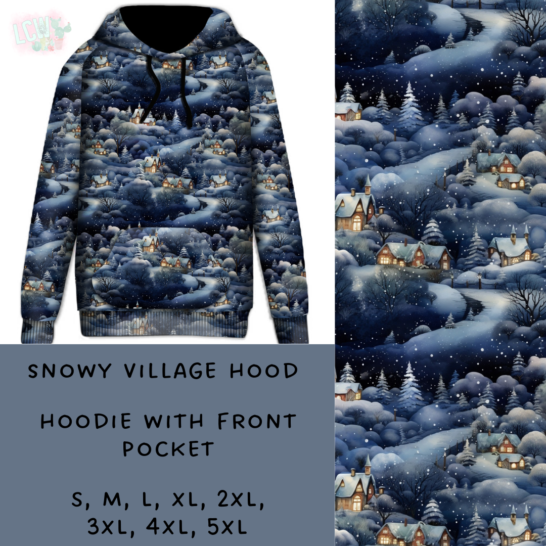 Batch #238 - Winter Wonderland - Closes 12/15 - ETA Early Jan - Snowy Village Hoodie