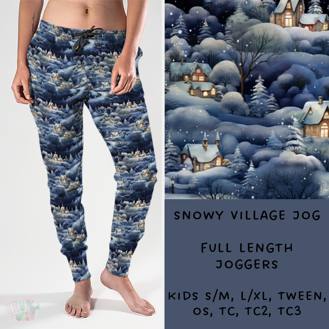 Batch #238 - Winter Wonderland - Closes 12/15 - ETA Early Jan - Snowy Village Joggers