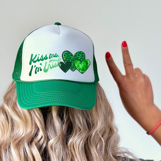 Kiss me i'm Irish Trucker Hat