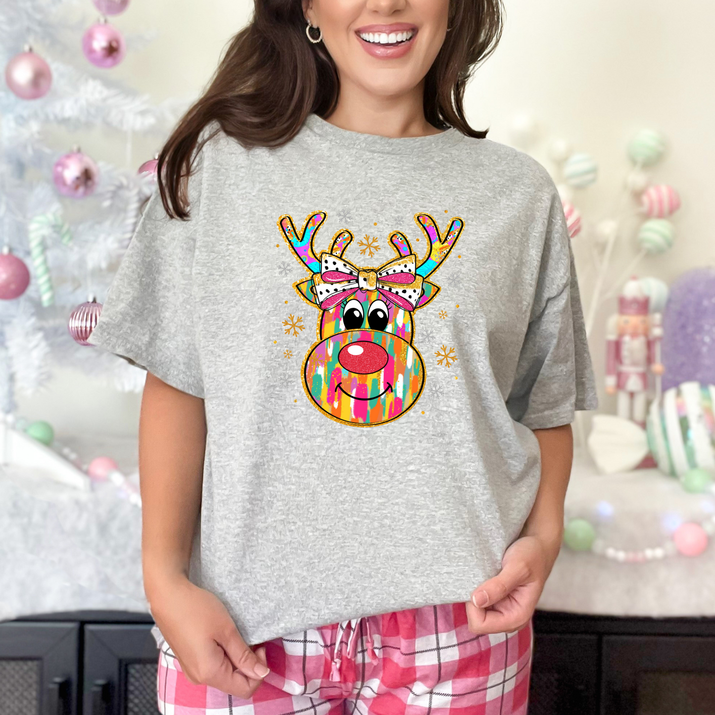 Colorful Reindeer Bling