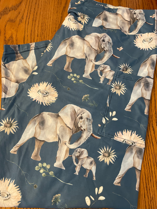 *Clearance* Price Drops in Cart! Elephant Capri TC2 (w/pockets)