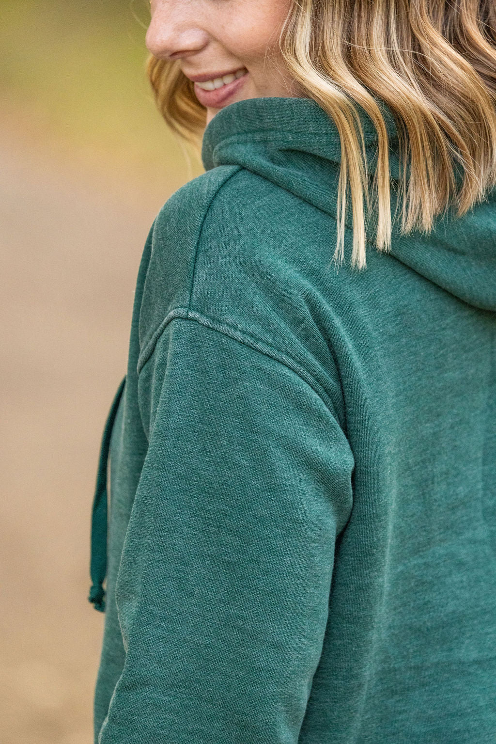 *Clearance* Price Drops in Cart! IN STOCK Vintage Wash Hoodie - Hunter Green