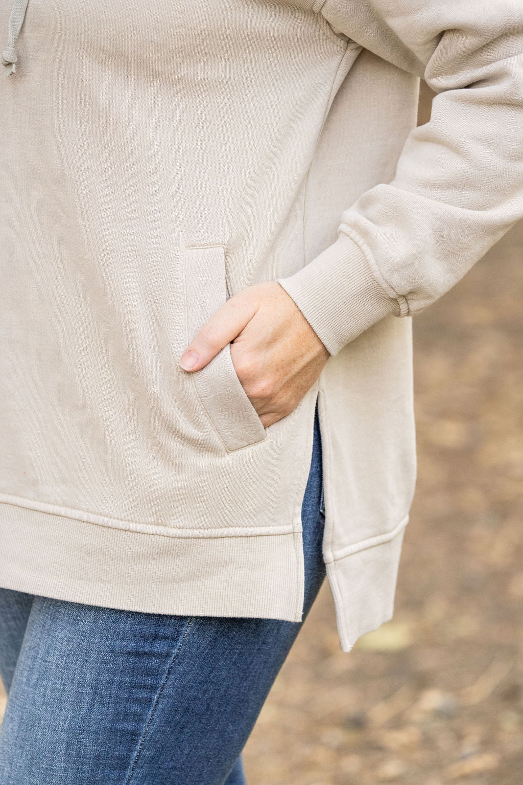 *Clearance* Price Drops in Cart! IN STOCK Vintage Wash Hoodie - Beige