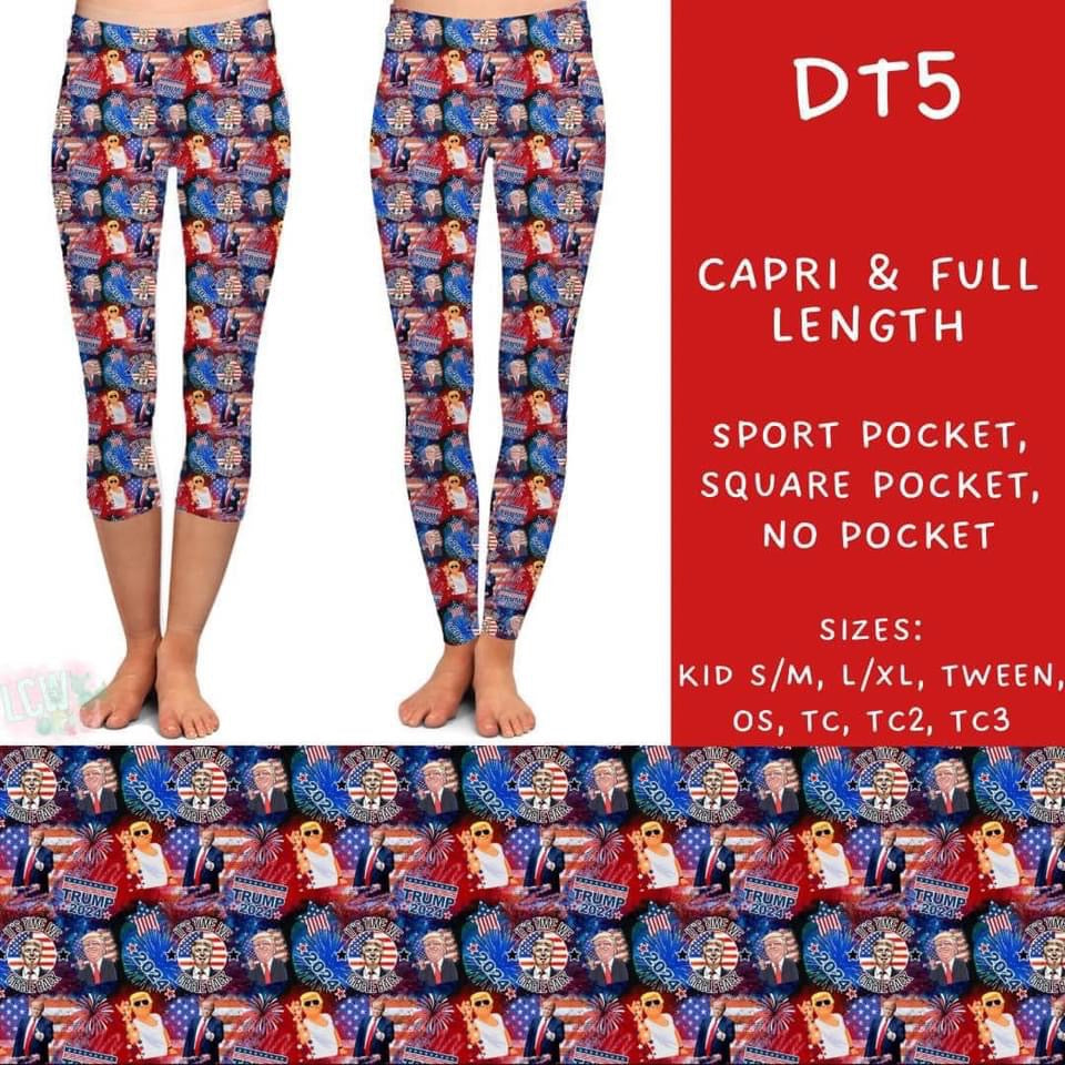 PBO -TRUMP 5 - Closes 11/15 - ETA mid Dec - Full and Capri Length Leggings