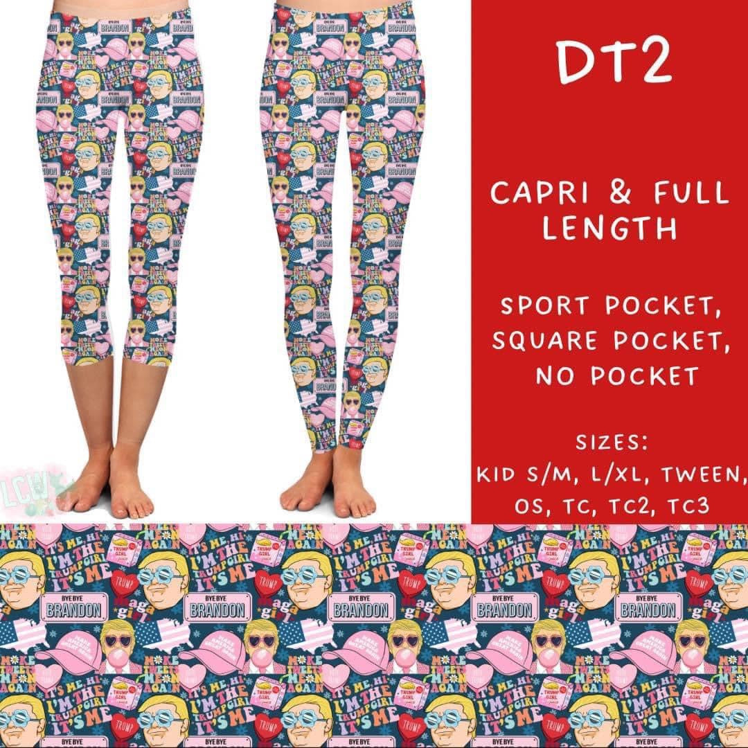 PBO -TRUMP 2 - Closes 11/15 - ETA mid Dec - Full and Capri Length Leggings