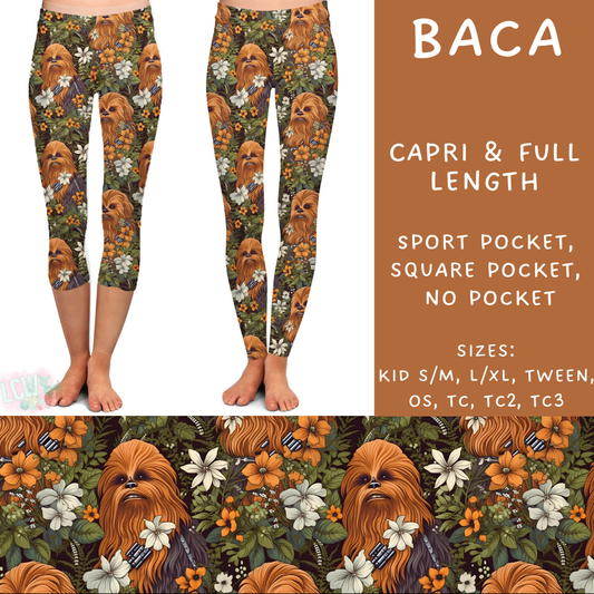 Batch #236 - Fun Run 6 - Closes 11/13 - ETA early Jan - Baca Full and Capri Length Leggings