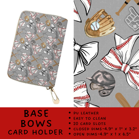 Batch #309 - Card Holders & Mini Backpacks - Closing 3/24 - ETA late May - Base Bows Card Holder