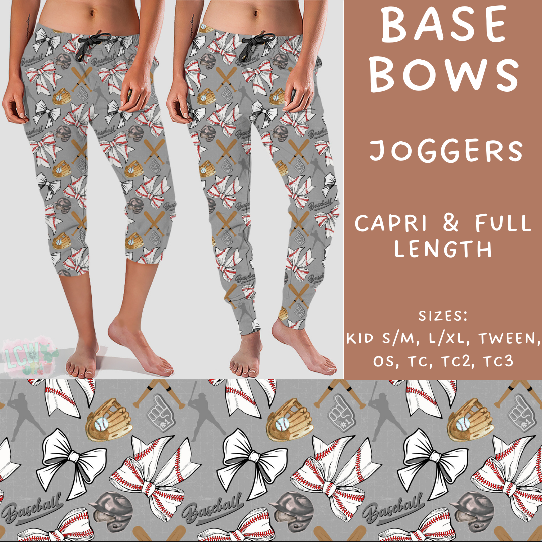 Batch #236 - Fun Run 6 - Closes 11/13 - ETA early Jan - Base Bows Full and Capri Length Joggers