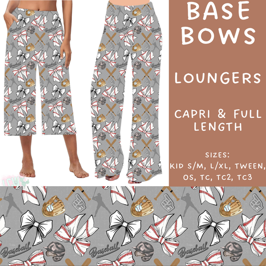 Batch #236 - Fun Run 6 - Closes 11/13 - ETA early Jan - Base Bows Capri and Full Length Loungers