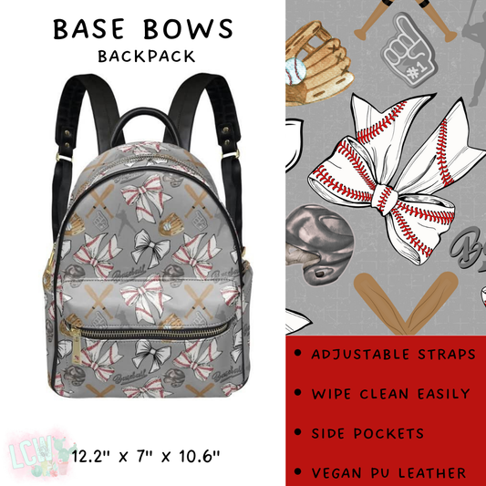 Batch #309 - Card Holders & Mini Backpacks - Closing 3/24 - ETA late May - Base Bows Mini Backpack