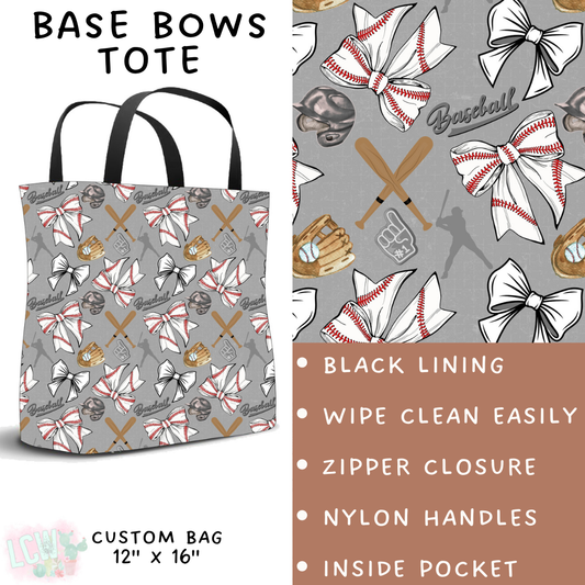 Batch #236 - Fun Run 6 - Closes 11/13 - ETA early Jan - Base Bows Tote