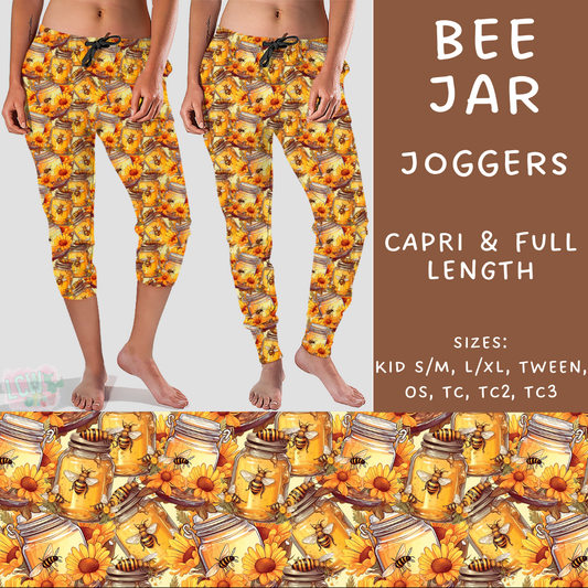 Batch #236 - Fun Run 6 - Closes 11/13 - ETA early Jan - Bee Jar Full and Capri Length Joggers