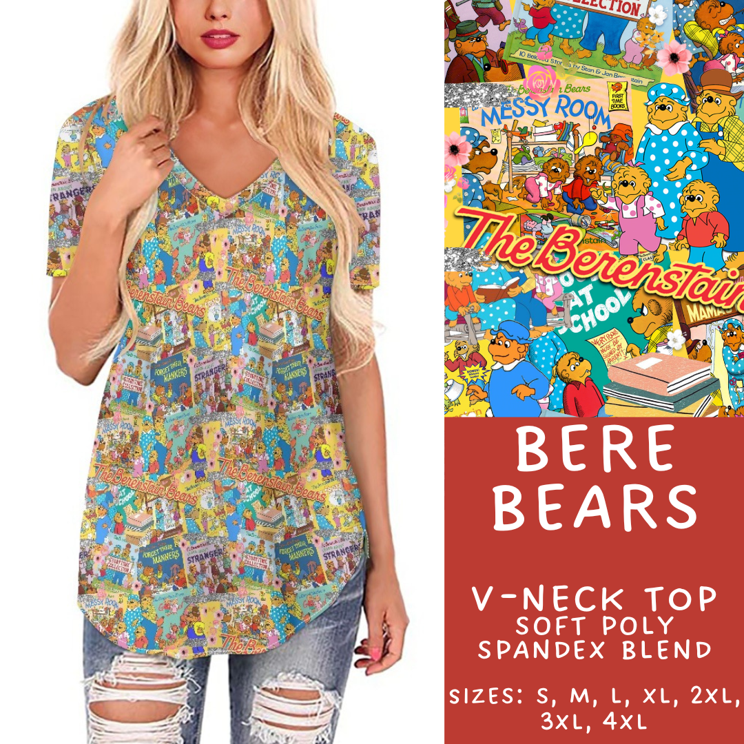 Batch #308 - Storybook Collection 2 - Closes 3/21 - ETA mid May - Bere Bears V-Neck Tee