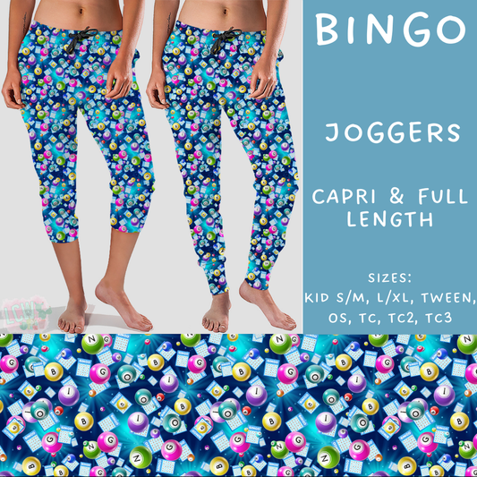 Batch #236 - Fun Run 6 - Closes 11/13 - ETA early Jan - Bingo Full and Capri Length Joggers