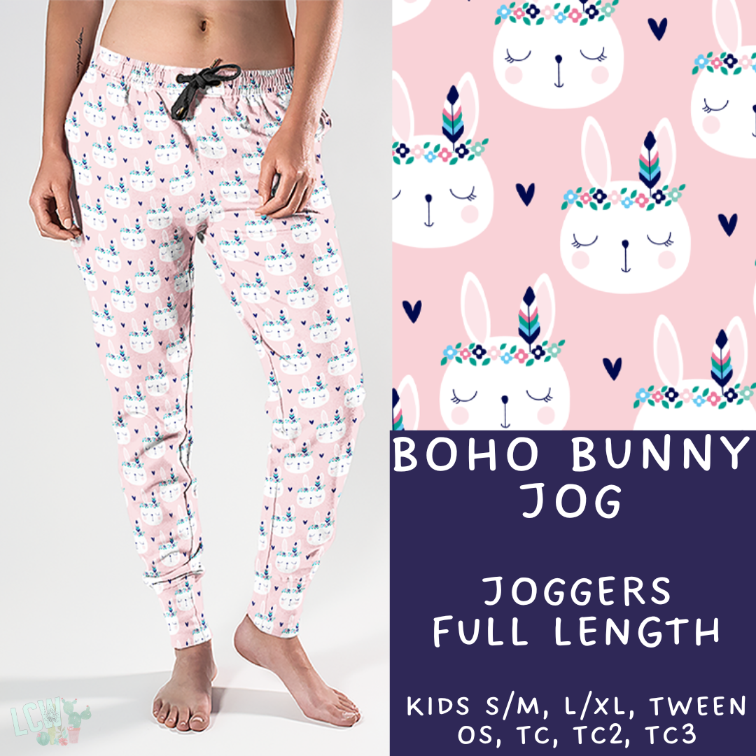 Batch #279 - Hop to it Collection Presale - Closes 1/30, ETA Early April - Boho Bunny Joggers