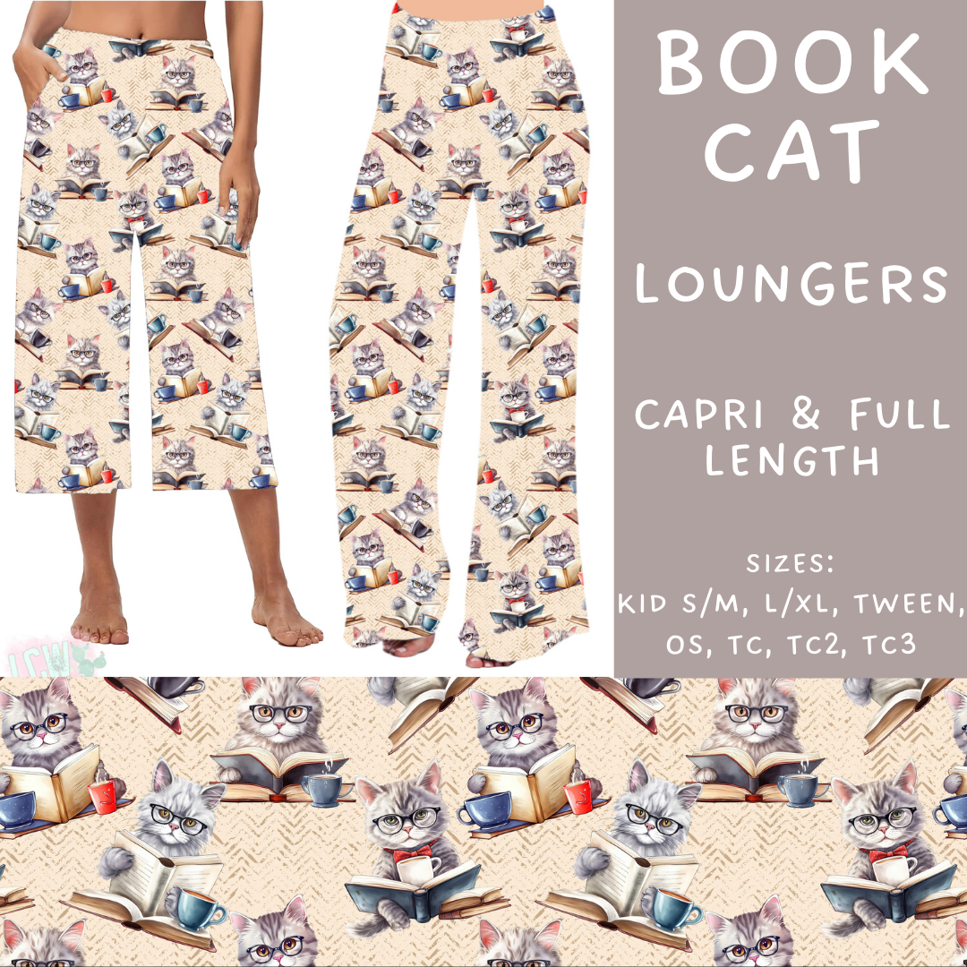 Batch #236 - Fun Run 6 - Closes 11/13 - ETA early Jan - Book Cat Capri and Full Length Loungers