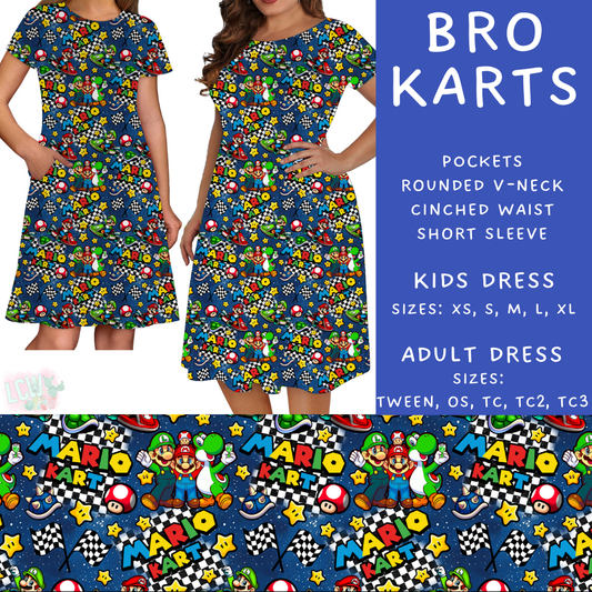 Batch #297 - Cool Characters 8 - Closes 3/3 - ETA late April - Bro Karts Adult & Kids Dresses