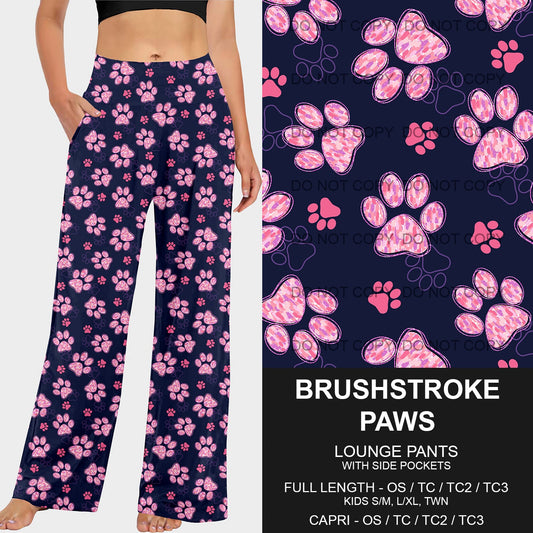 B218 - Preorder Brushstroke Paws Lounge Pants (Closes 3/16. ETA: early June)