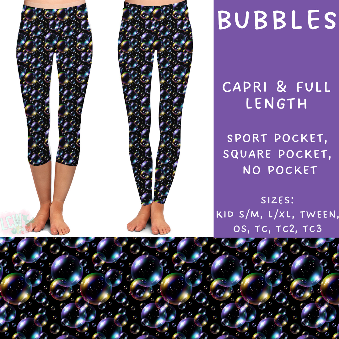 Batch #235 - September Request Run - Closes 11/11 - ETA late Dec - Bubbles Full and Capri Length Leggings