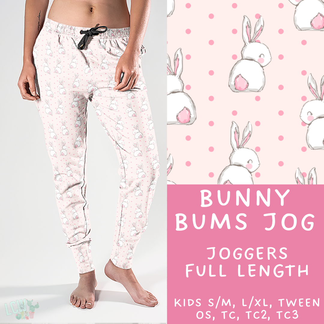 Batch #279 - Hop to it Collection Presale - Closes 1/30, ETA Early April - Bunny Bums Joggers