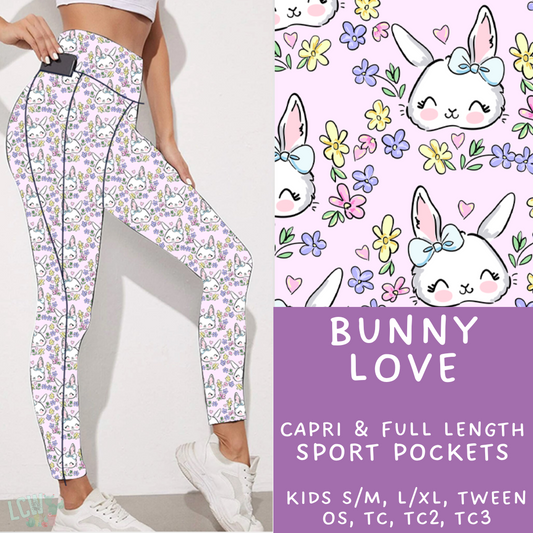 Batch #279 - Hop to it Collection Presale - Closes 1/30, ETA Early April - Bunny Love Leggings