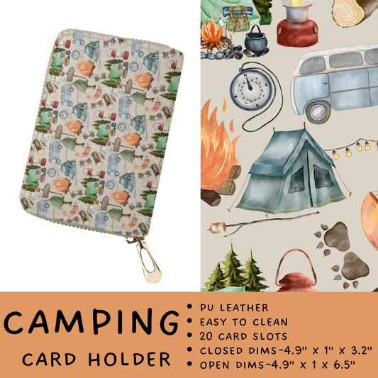 Batch #309 - Card Holders & Mini Backpacks - Closing 3/24 - ETA late May - Camping Card Holder