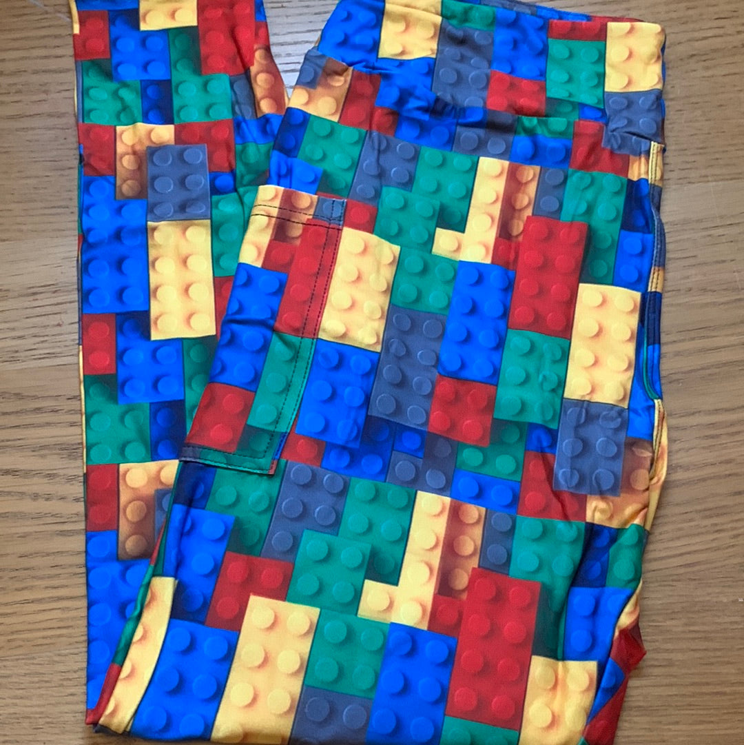 Lego Blocks Full w/Pockets - Alonna's Legging Land