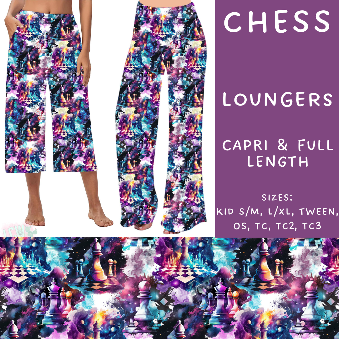 Batch #236 - Fun Run 6 - Closes 11/13 - ETA early Jan - Chess Capri and Full Length Loungers