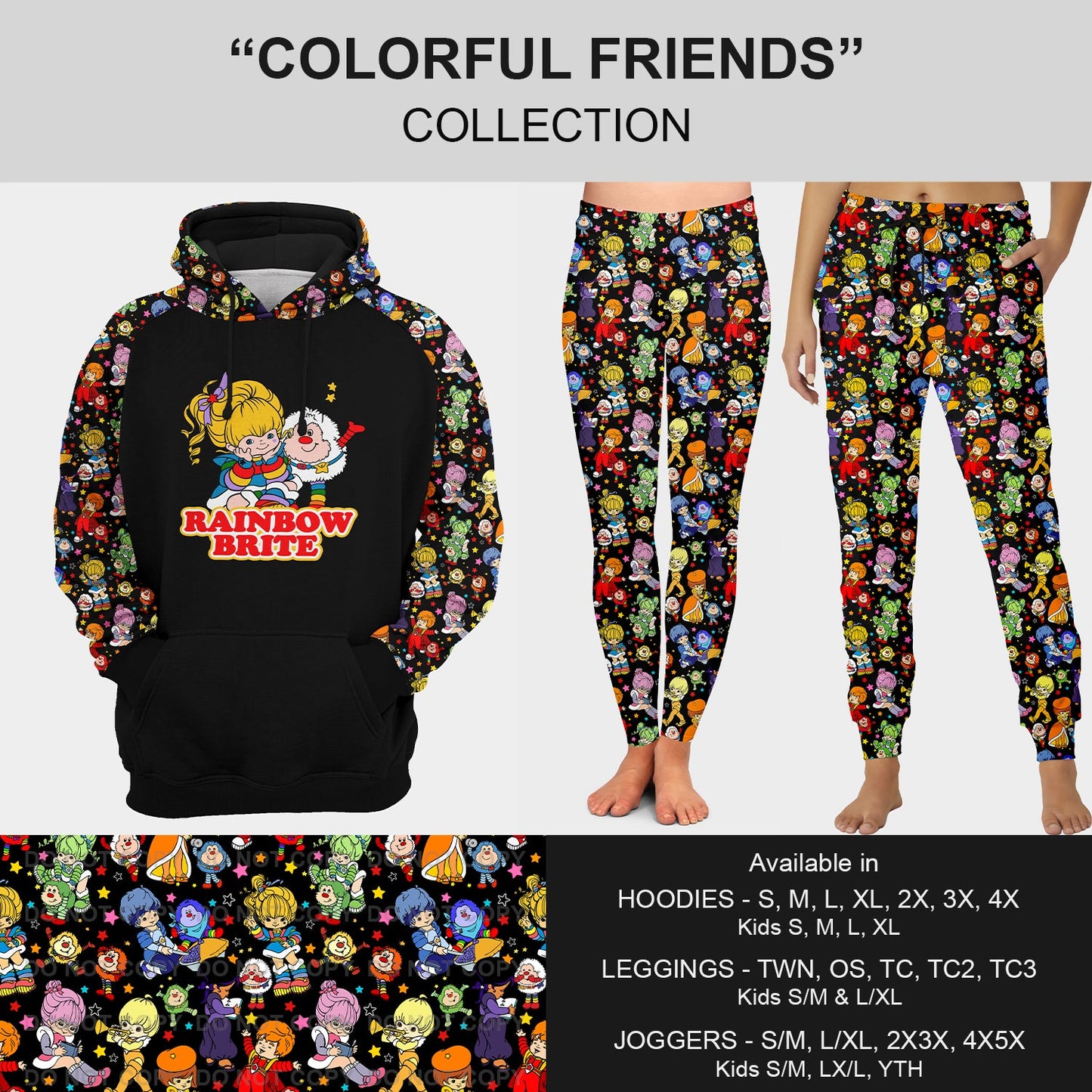 B194 Preorder - Colorful Friends Hoodie Collection (Closes 11/17. ETA: late Jan.)