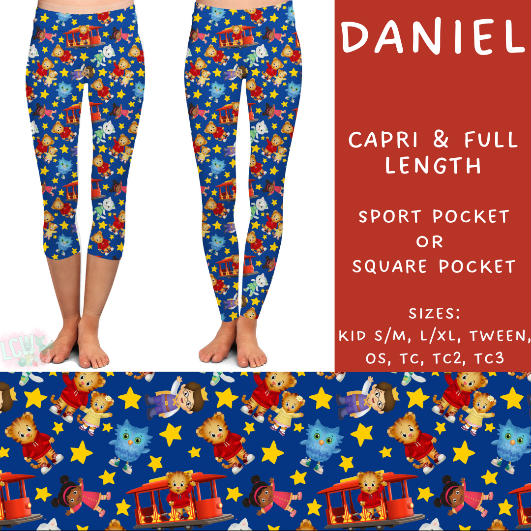 Batch #297 - Cool Characters 8 - Closes 3/3 - ETA late April - Daniel Full and Capri Length Leggings