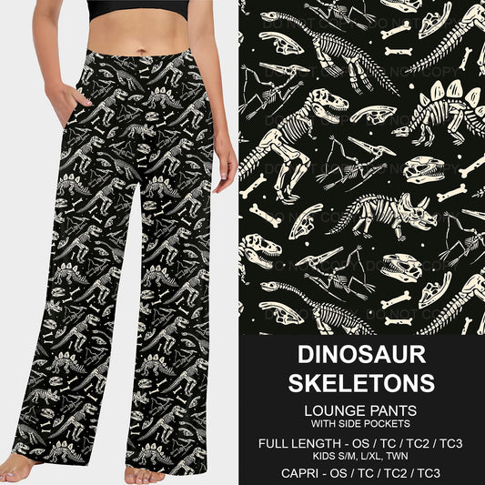 B219 - Preorder Dinosaur Skeletons Lounge Pants (Closes 3/23. ETA: early June)