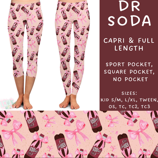 Batch #235 - September Request Run - Closes 11/11 - ETA late Dec - Dr Soda Full and Capri Length Leggings