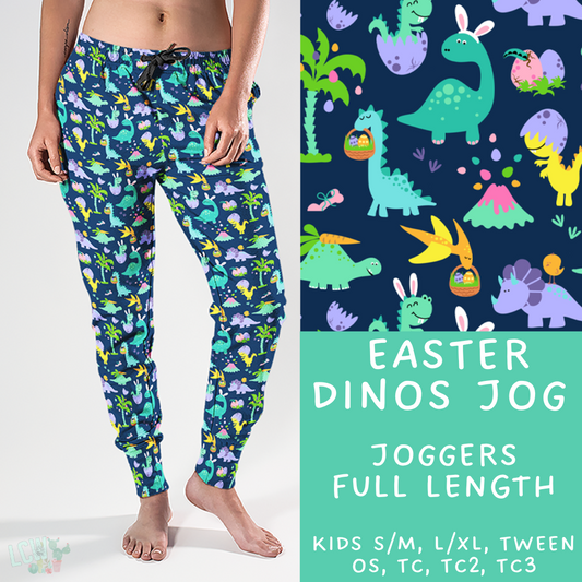 Batch #279 - Hop to it Collection Presale - Closes 1/30, ETA Early April - Easter Dinos Joggers