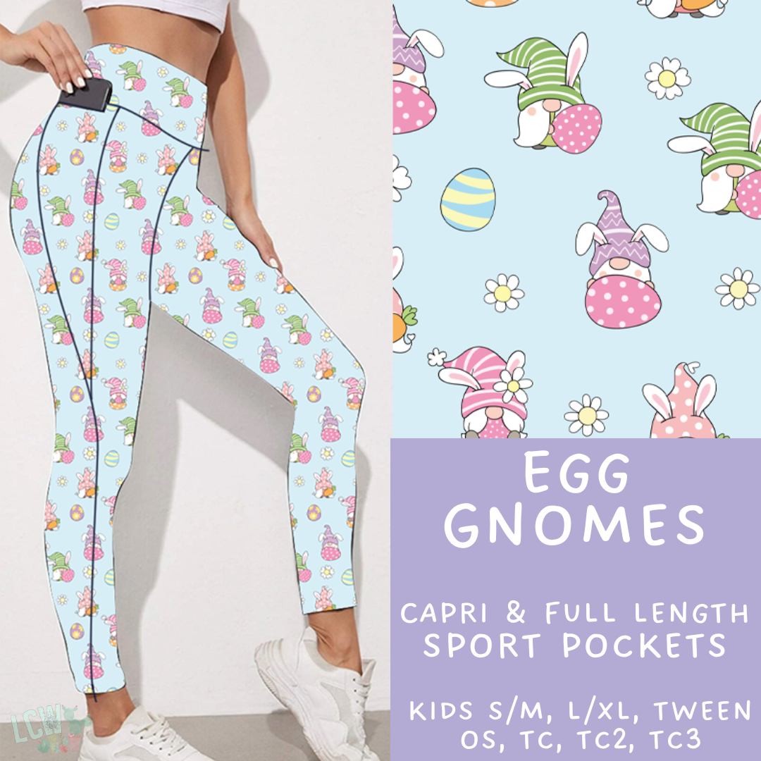 Batch #279 - Hop to it Collection Presale - Closes 1/30, ETA Early April - Egg Gnomes Leggings