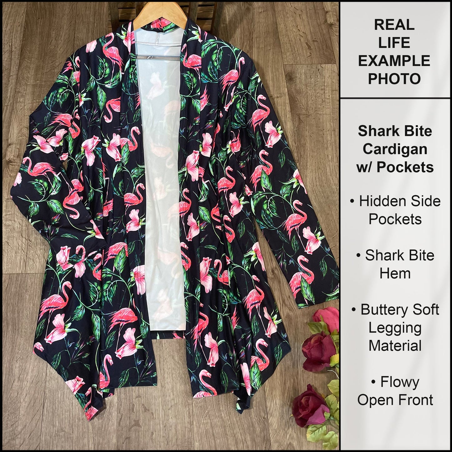 B196 Preorder -Dainty Hearts Cardigan w/ Pockets (Closes 11/24. ETA: late Jan.)