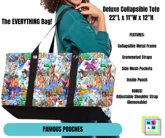 Famous Pooches Collapsible Tote