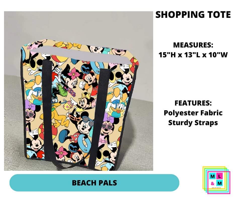 Beach Pals Shopping Tote