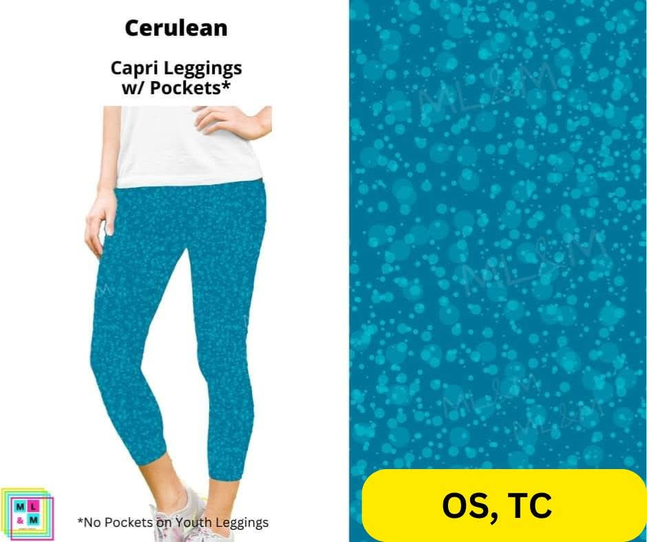 Cerulean Capri Length w/ Pockets