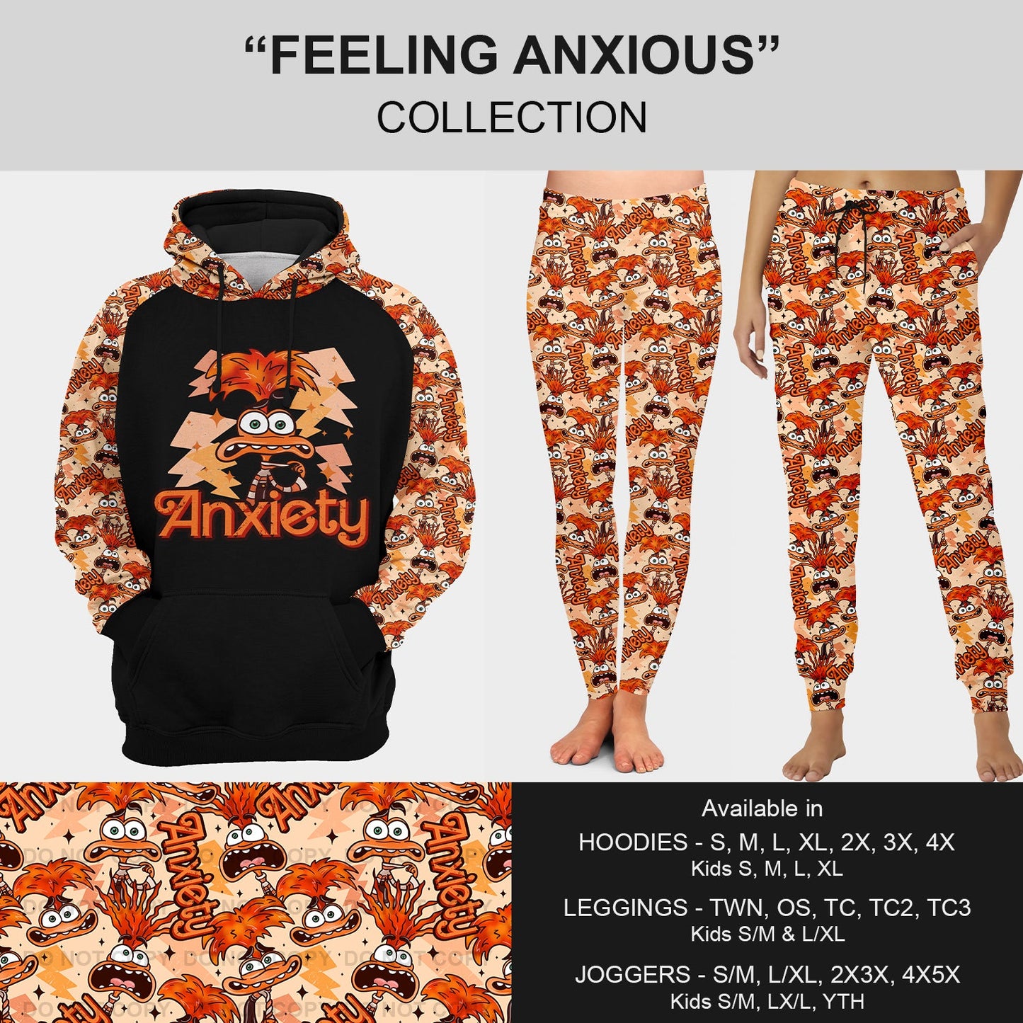 B194 Preorder - Feeling Anxious Hoodie Collection (Closes 11/17. ETA: late Jan.)