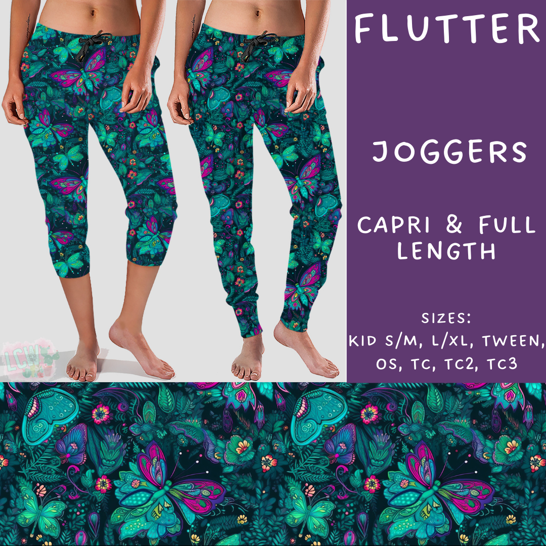 Batch #236 - Fun Run 6 - Closes 11/13 - ETA early Jan - Flutter Full and Capri Length Joggers