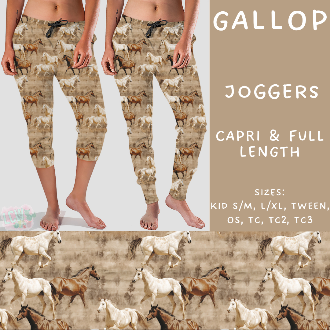 Batch #235 - September Request Run - Closes 11/11 - ETA late Dec - Gallop Full and Capri Length Joggers