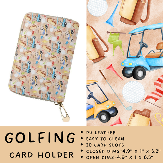 Batch #309 - Card Holders & Mini Backpacks - Closing 3/24 - ETA late May - Golfing Card Holder