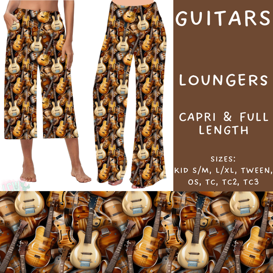 Batch #235 - September Request Run - Closes 11/11 - ETA late Dec - Guitars Capri and Full Length Loungers