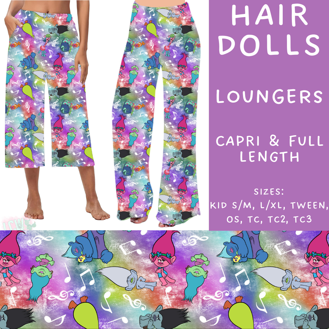 Batch #235 - September Request Run - Closes 11/11 - ETA late Dec - Hair Dolls Capri and Full Length Loungers