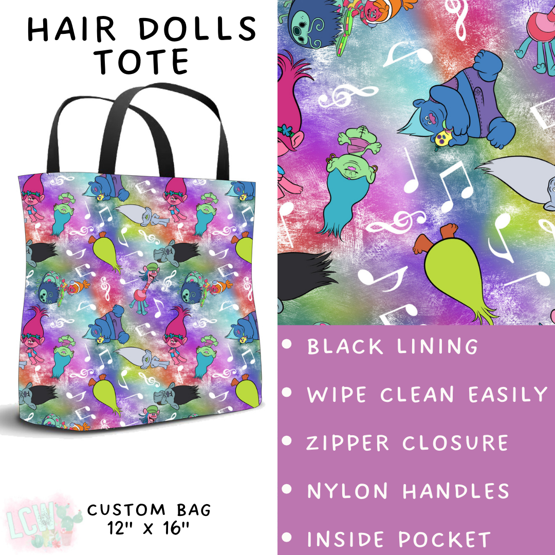 Batch #235 - September Request Run - Closes 11/11 - ETA late Dec - Hair Dolls Tote